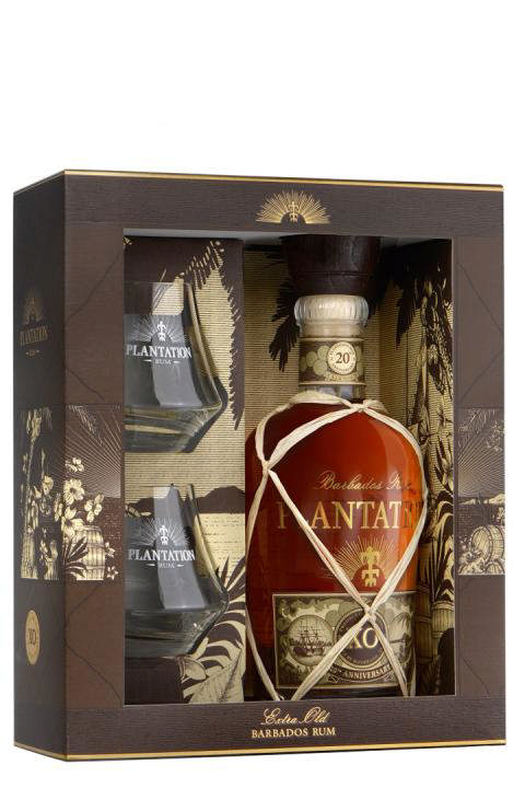 Plantation 20th XO Anniversary (Giftbox m/2 glas)