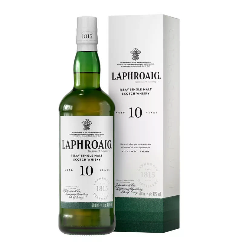 Laphroaig 10 YO Islay Single Malt Scotch
