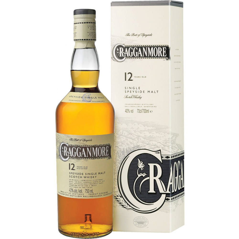 Cragganmore 12 YO Speyside Single Malt Scotch