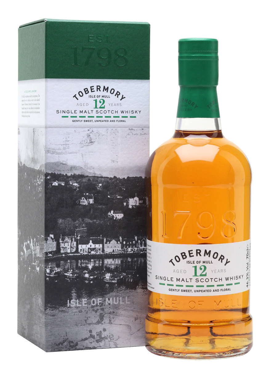Tobermory 12 YO Isle of Mull Single Malt Scotch