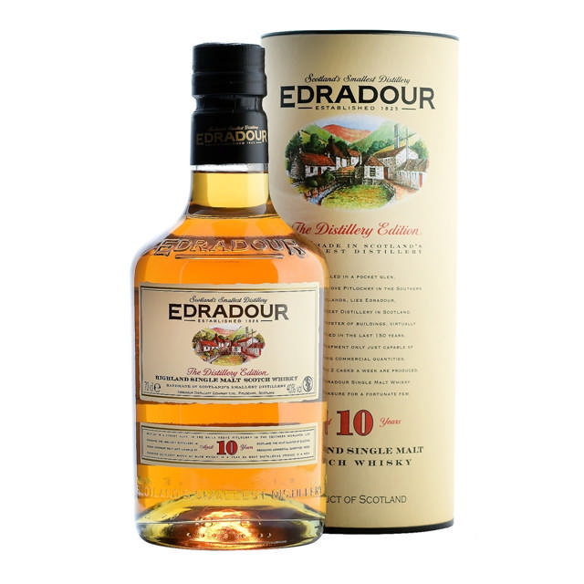 Edradour 10 YO Highland Single Malt Scotch