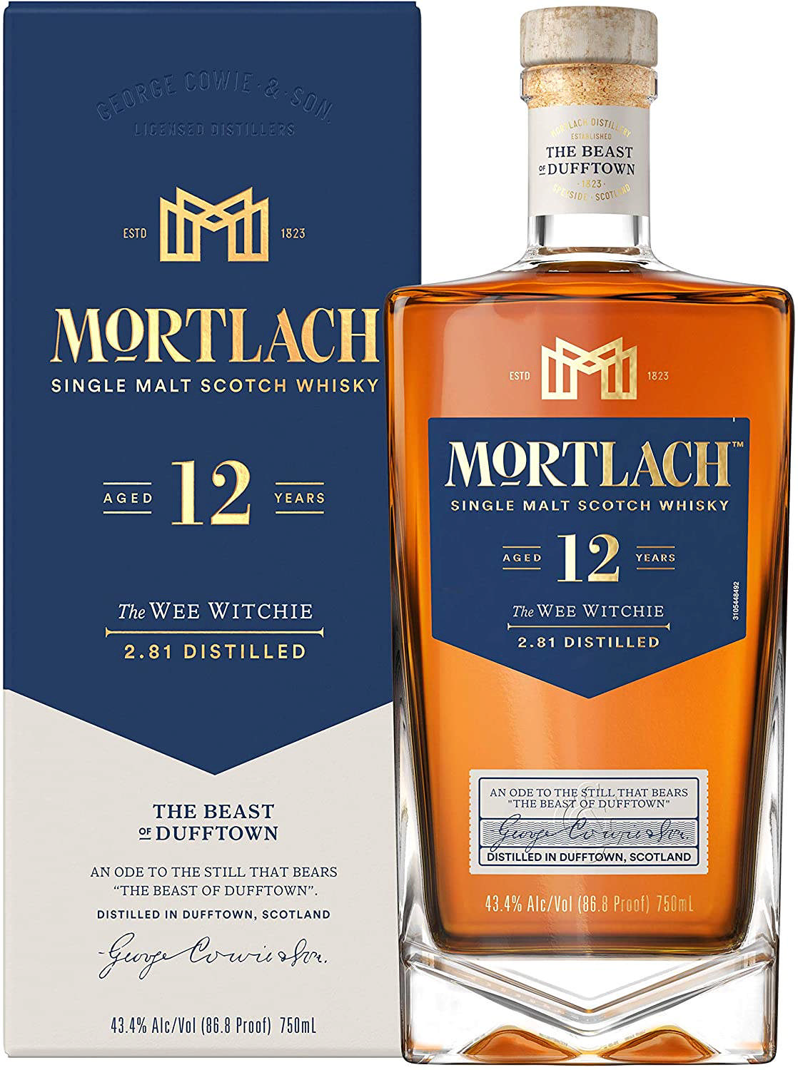 Mortlach 12 YO Speyside Single Malt Scotch