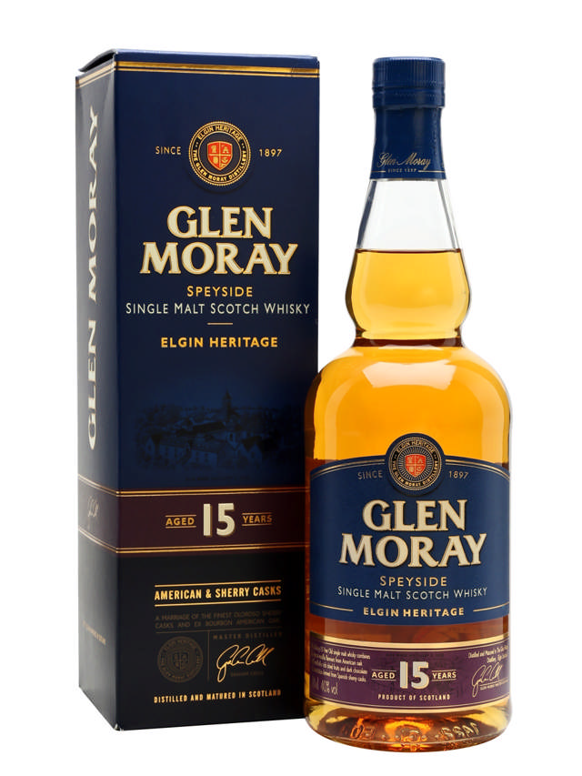 Glen Moray 15 YO Speyside Single Malt