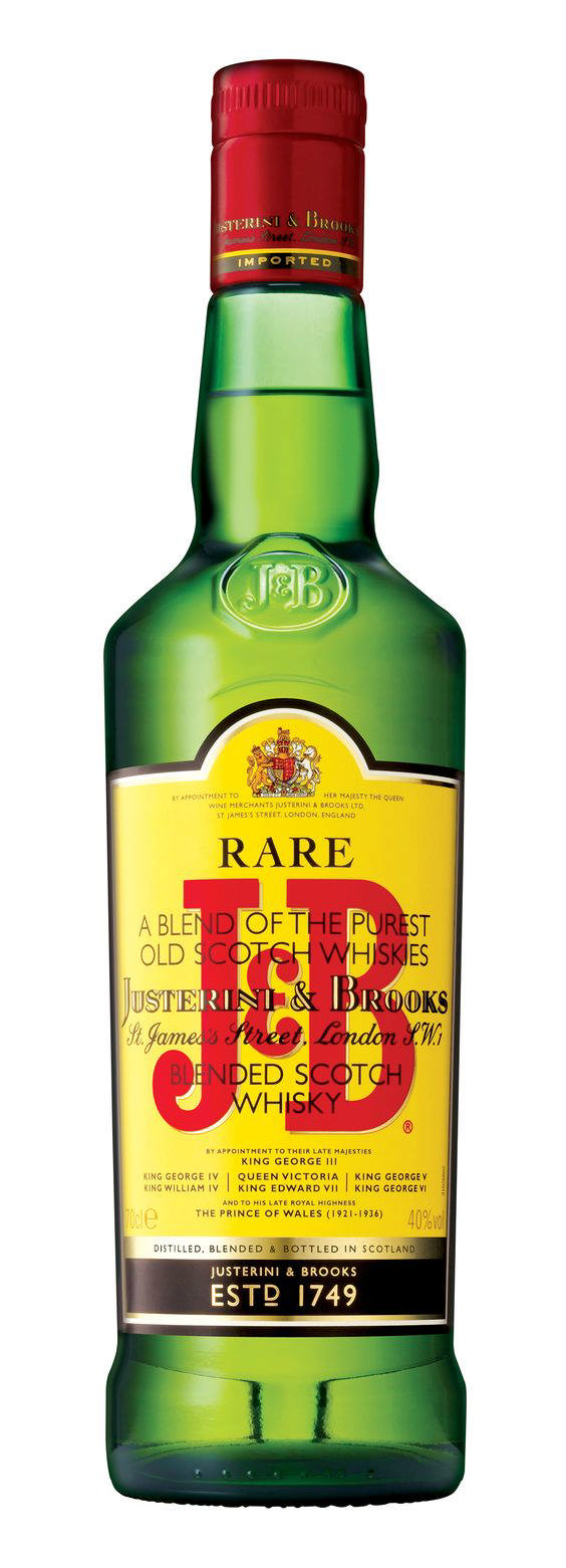 J&B Rare Blended Scotch Whisky