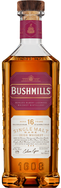 Bushmills 16 YO Irish Single Malt Whiskey