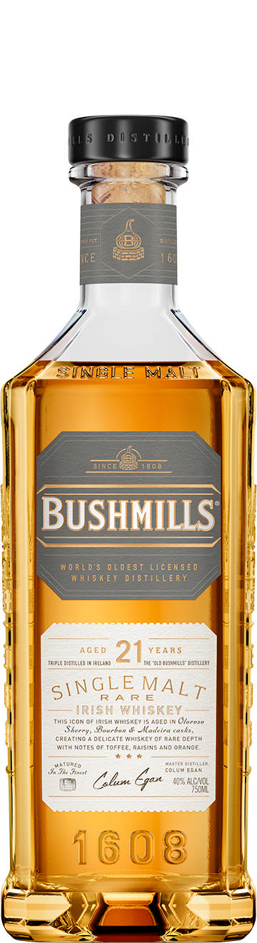Bushmills 21 YO Irish Single Malt Whiskey