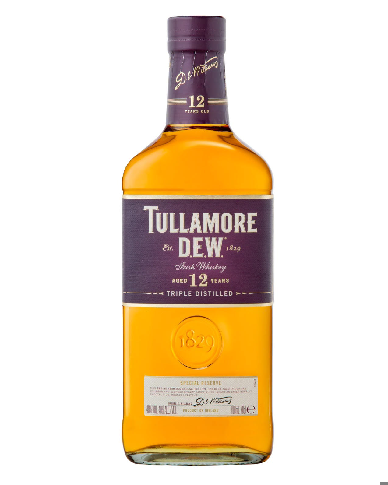 Tullamore DEW 12 YO Irish Whiskey