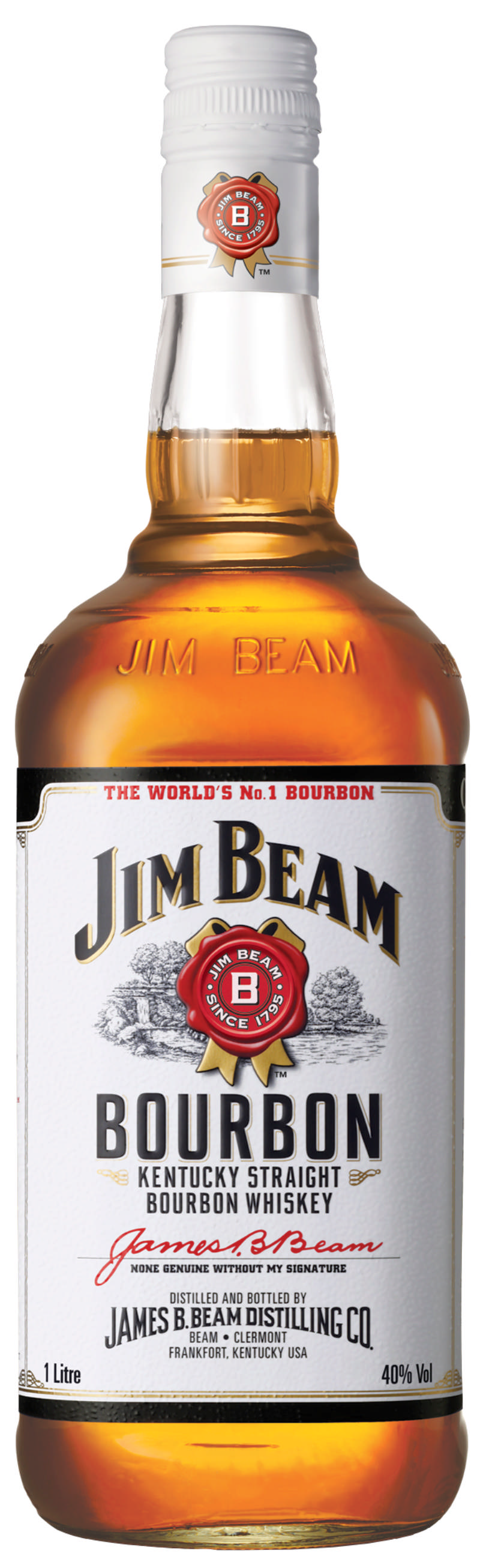Jim Beam White Label Bourbon*