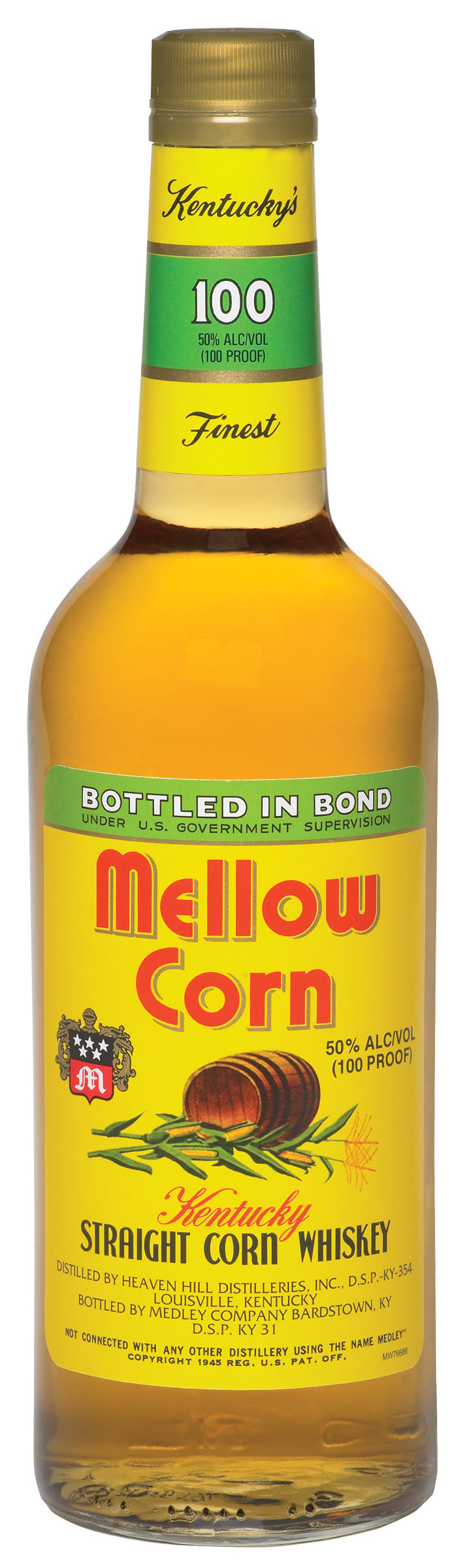 Mellow Corn Kentucky Straight Corn Whiskey