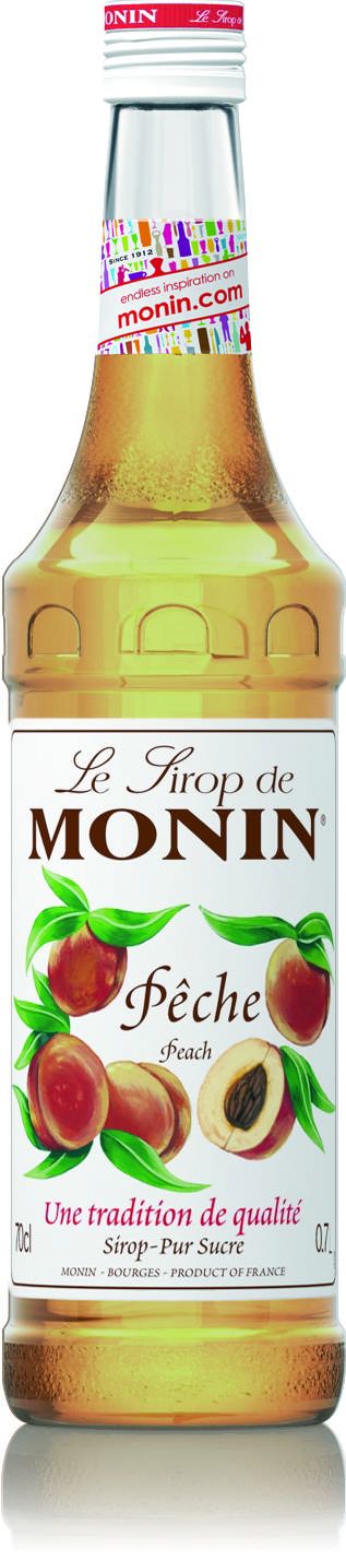 Monin Syrup Peach / Fersken (+pant)