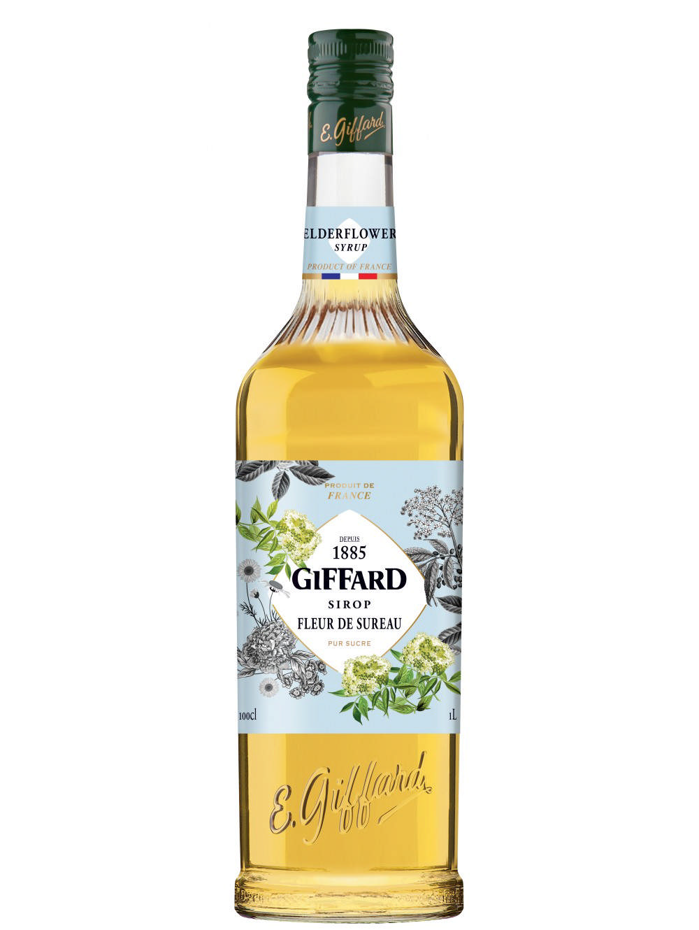 Giffard Syrup Elderflower / Hyldeblomst (+pant)