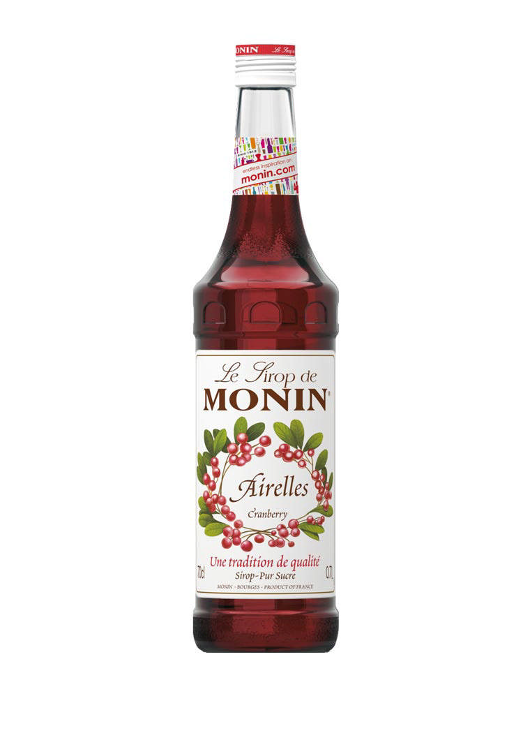 Monin Syrup Cranberry / Tranebær (+pant)