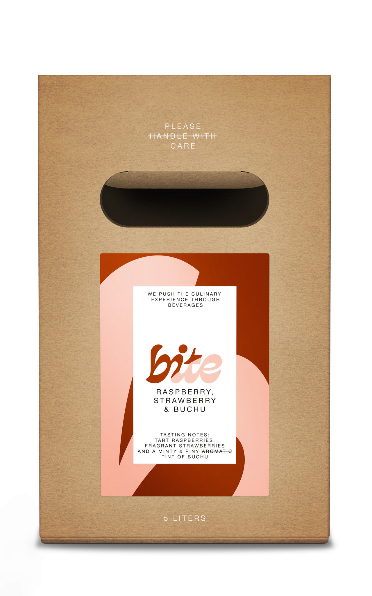 BITE Sirup, Raspberry, Strawberry & Buchu, 5L