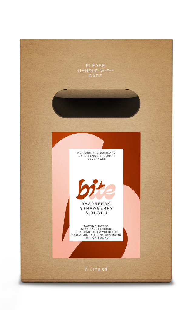 BITE Sirup, Raspberry, Strawberry & Buchu, 5L