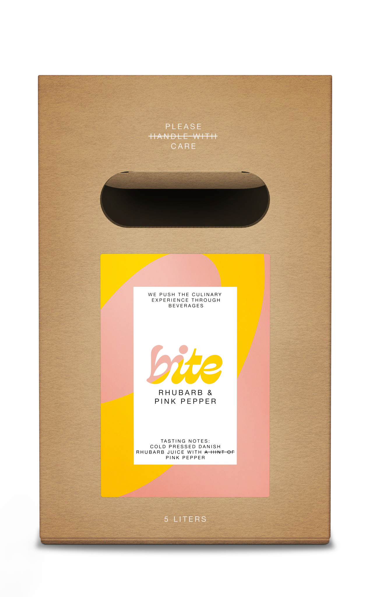 BITE Sirup, Rhubarb & Pink Pepper, 5L