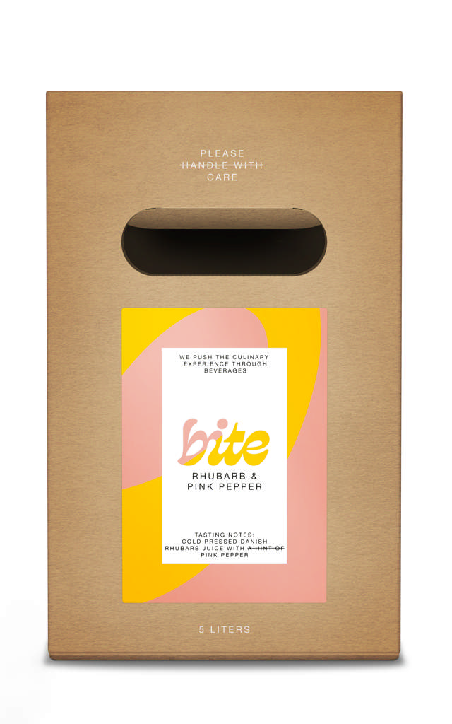BITE Sirup, Rhubarb & Pink Pepper, 5L