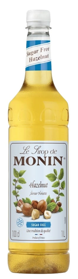 Monin Syrup Hazelnut / Hasselnød, Sukkerfri PET