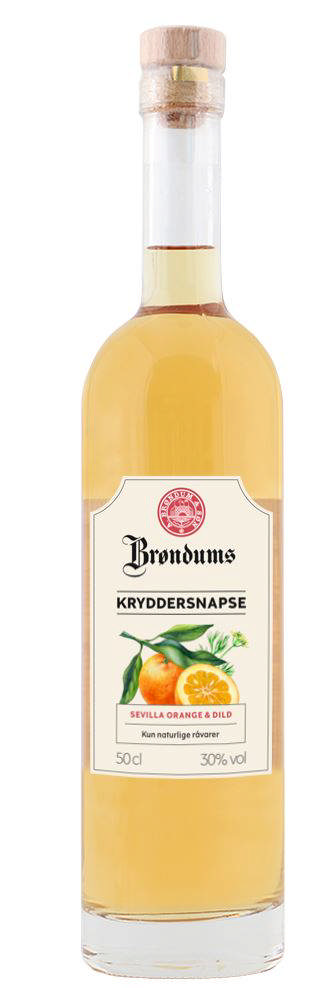 Brøndums Kryddersnapse - Orange & Dild