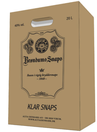 Brøndums Snaps Klar, 20L (BiB)