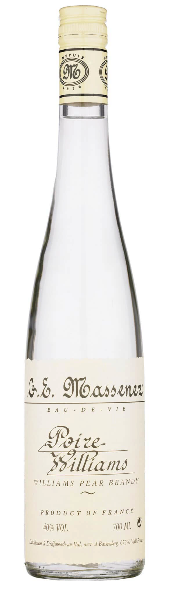 Massenez Eau de Vie Poire Williams