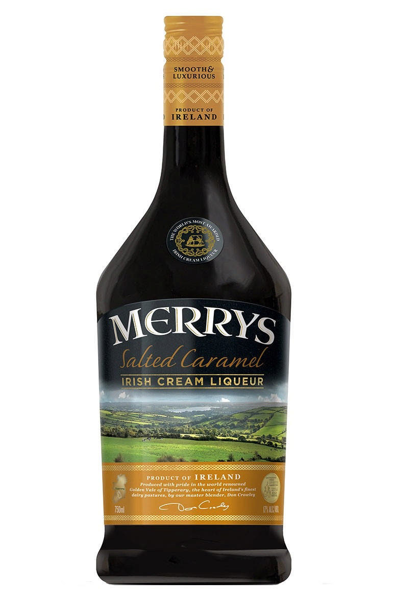 Merrys Salted Caramel Irish Cream Liqueur