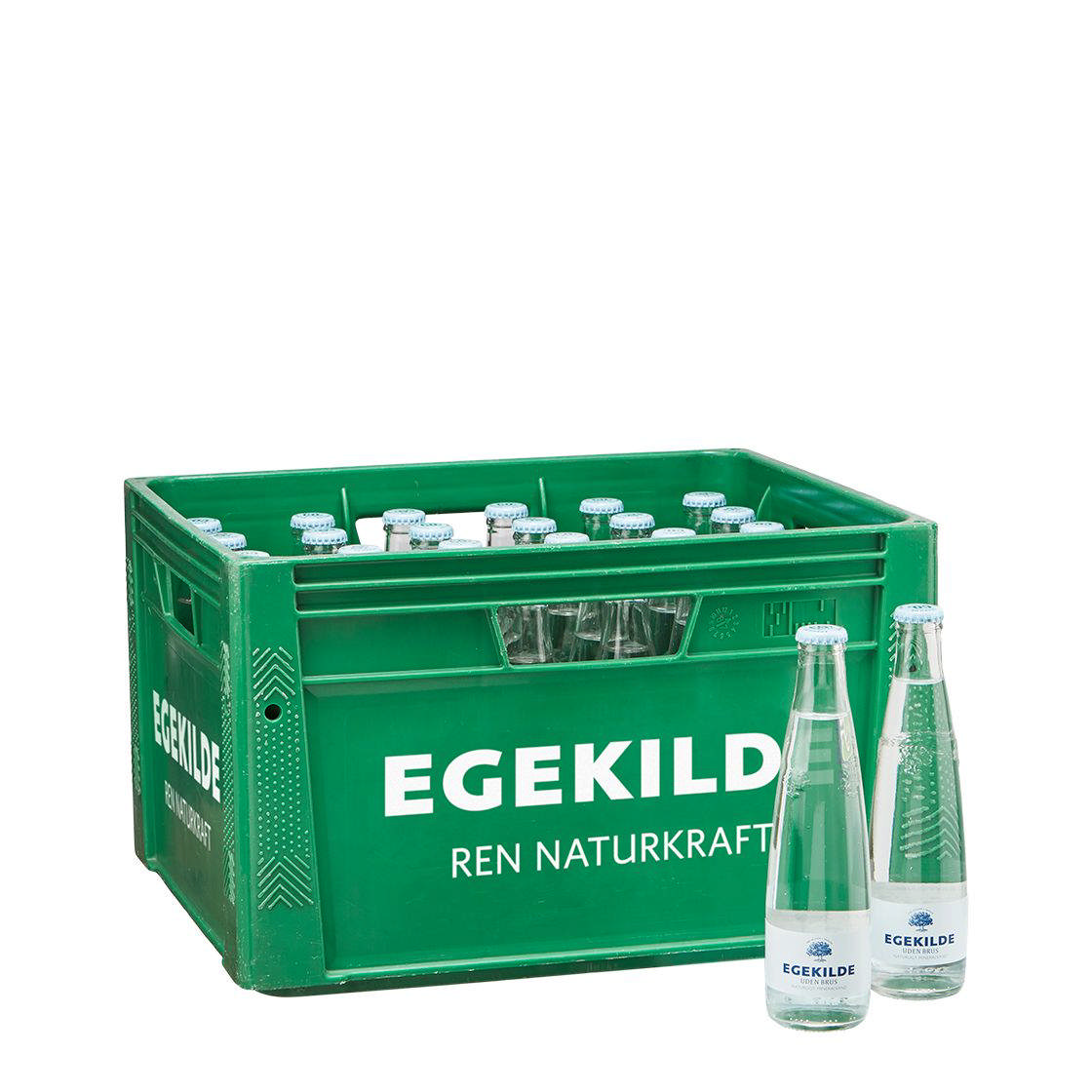 Egekilde u/brus (+pant kasse m/30 stk)