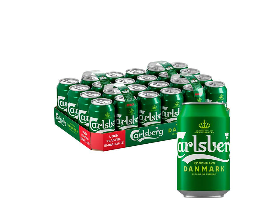 Carlsberg Pilsner, Dåse (24x33cl +pant)