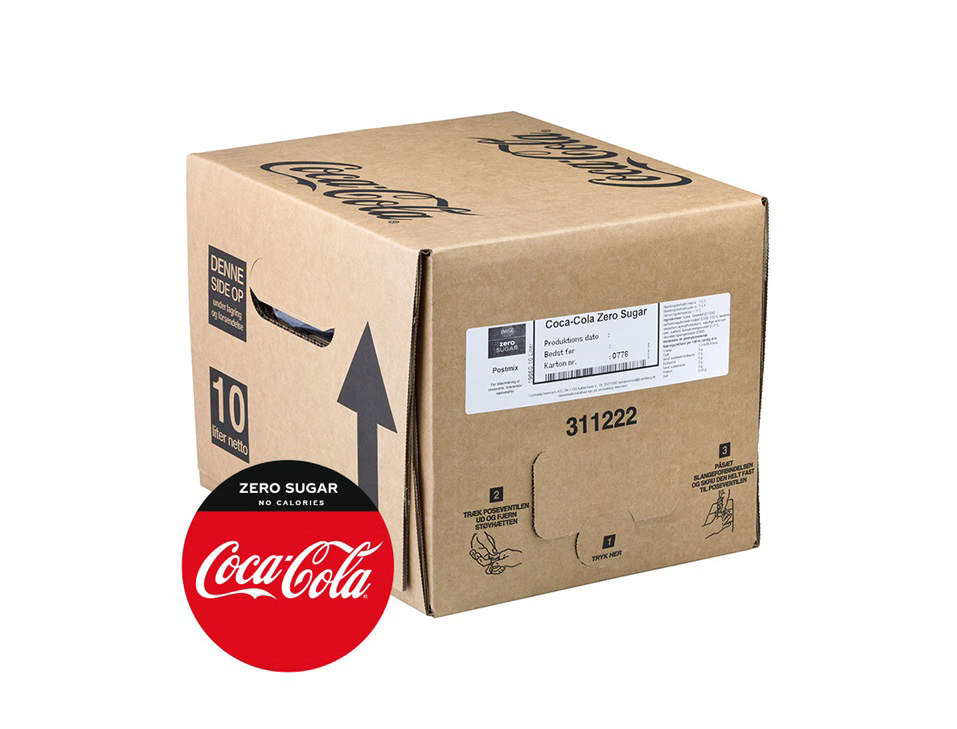 Postmix Coca Cola Zero Sugar, 10L