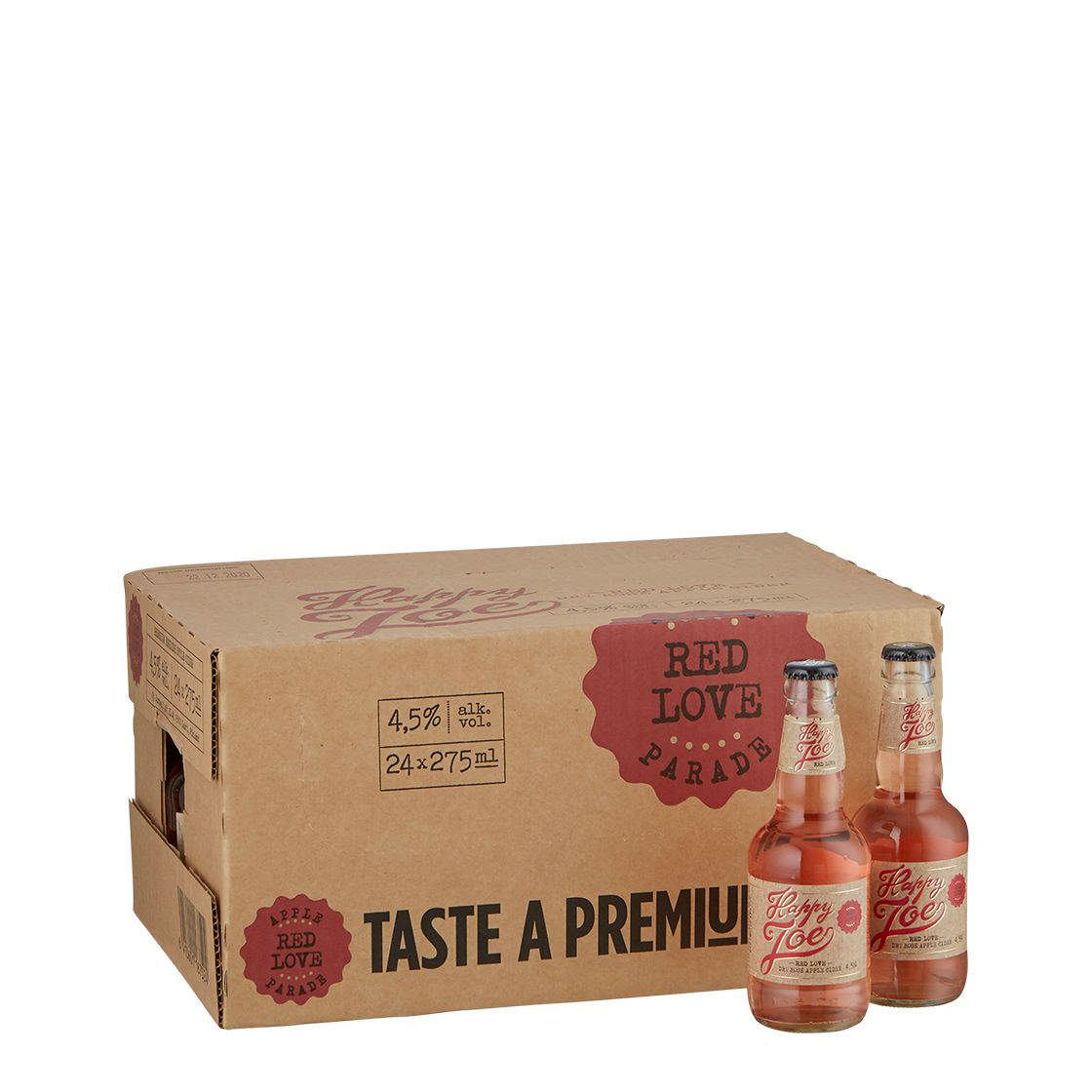 Happy Joe Red Love Cider (24x27,5cl +pant)