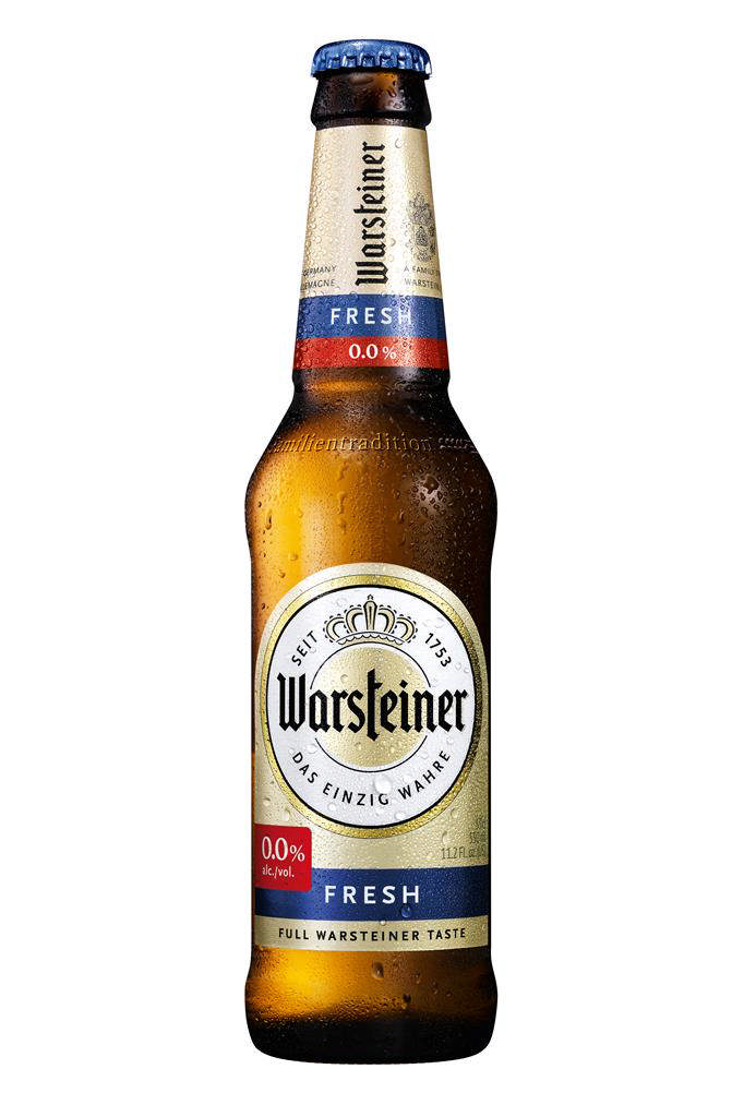 Warsteiner Fresh, Alkoholfri (24x33cl +pant)