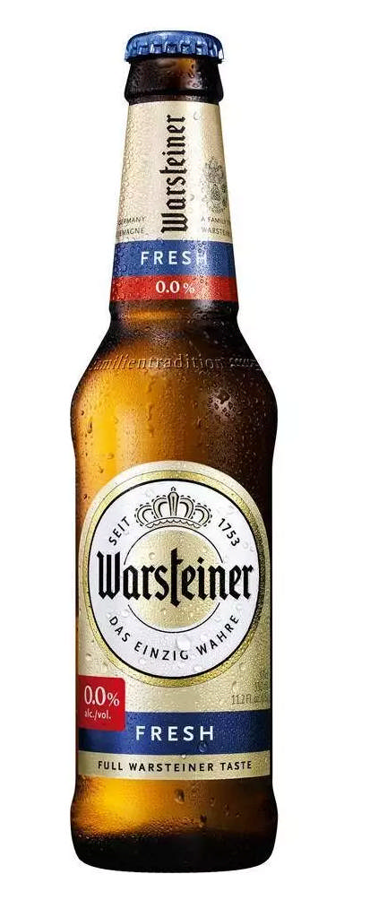 Warsteiner Fresh, Alkoholfri (24x33cl +pant)
