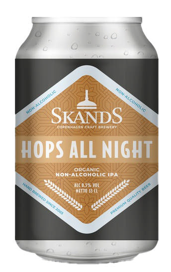 Skands, Hops All Night (24x33cl +Pant), ØKO