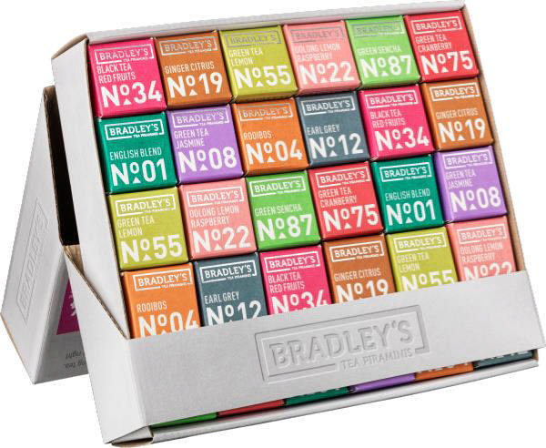 Bradley's Assorted Tea Box, FT (30stk. a´ 8g.)