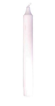 Kronelys, Hvid, 24cm, 9 brændetimer (24stk/krt)