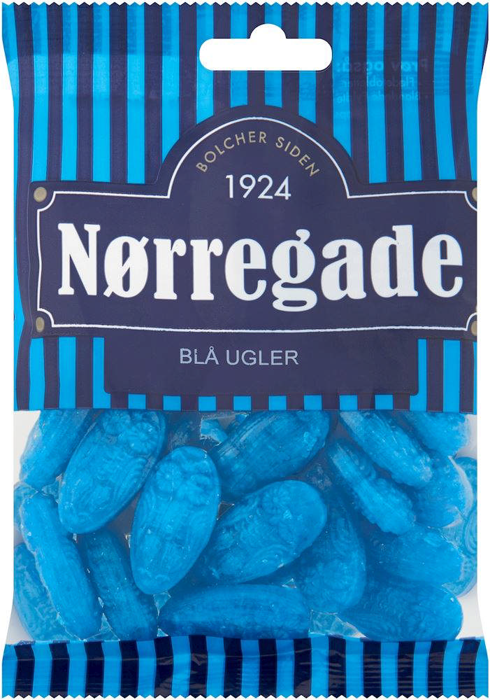Nørregade Bolcher, Blå Ugler (24x120gr)