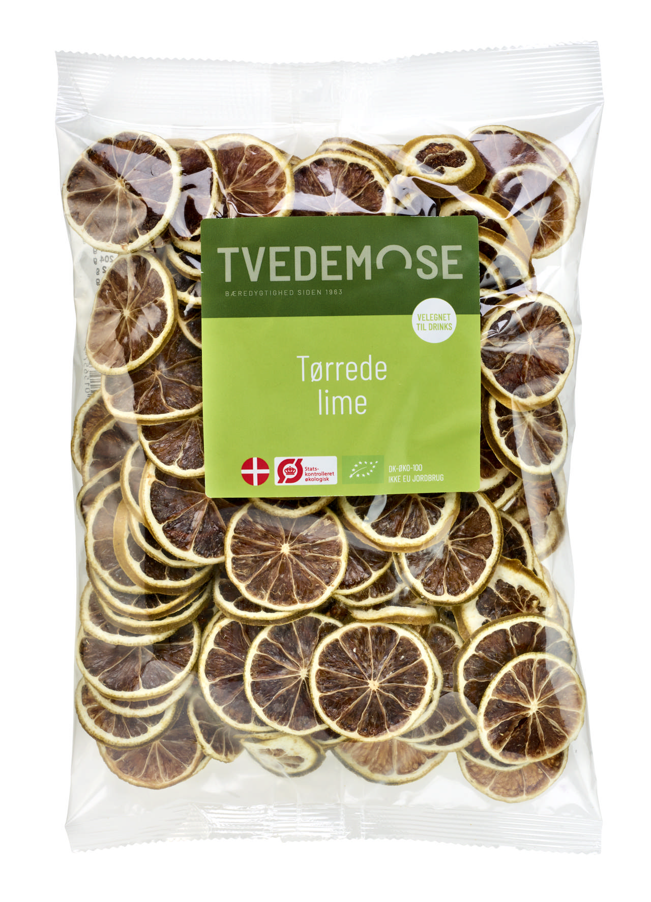 Tørret frugt, Lime, 200gr, ØKO