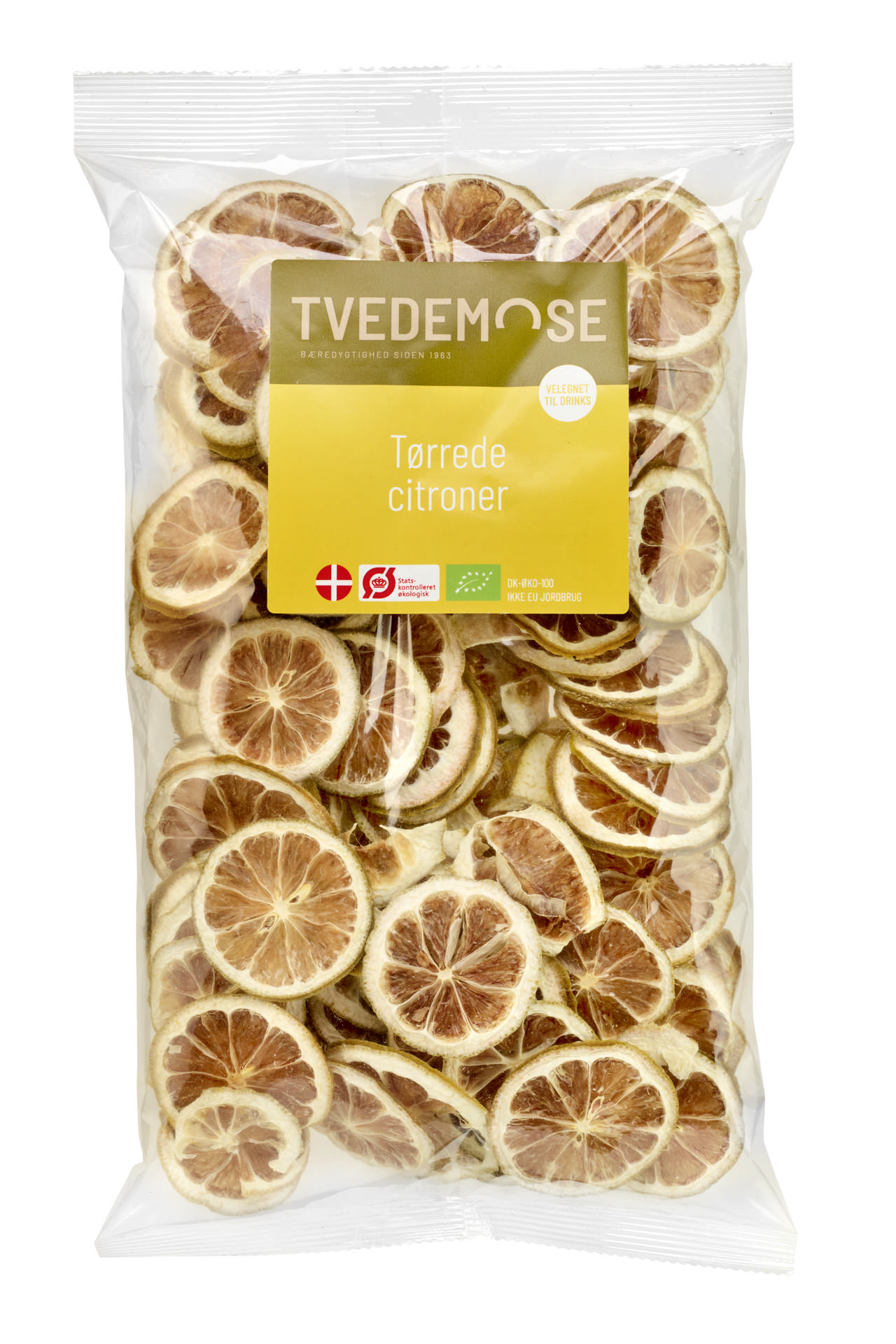 Tørret frugt, Citron, 200gr, ØKO