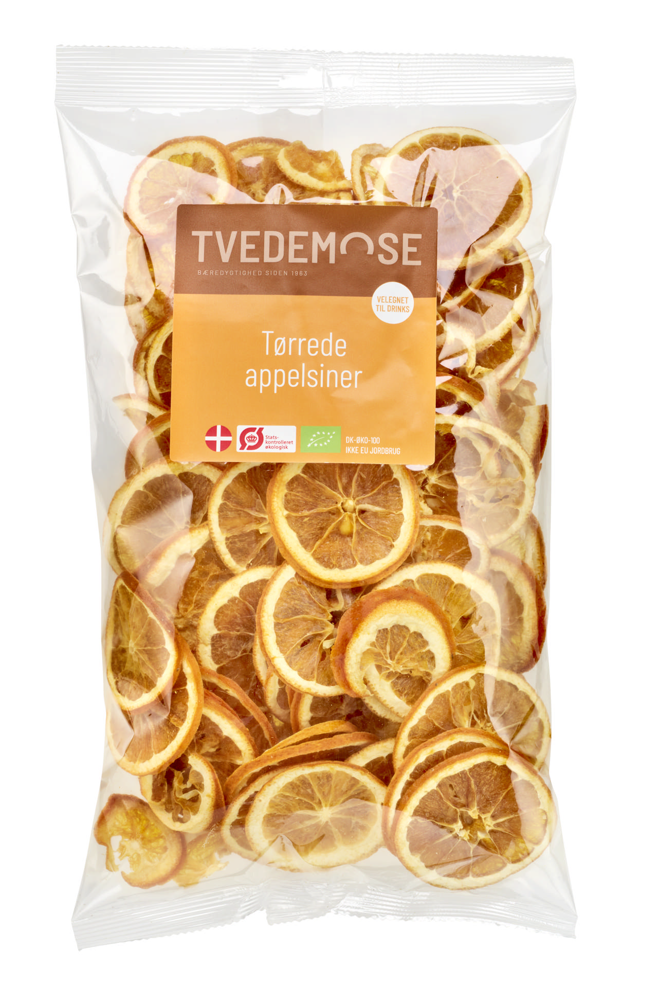 Tørret frugt, Appelsin, 200gr, ØKO