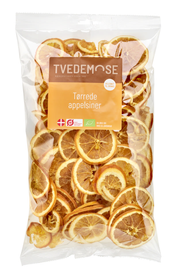 Tørret frugt, Appelsin, 200gr, ØKO