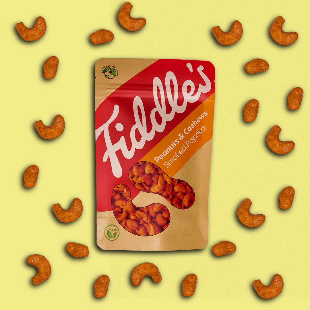 Fiddle's Peanut & Cashew, Smoked Paprika (24x70gr)