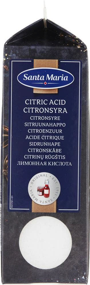 Krydderi, Citronsyrepulver, 750gr.