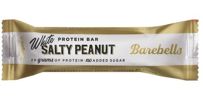 Barebells Proteinbar, White Salty Peanut (12x55g)
