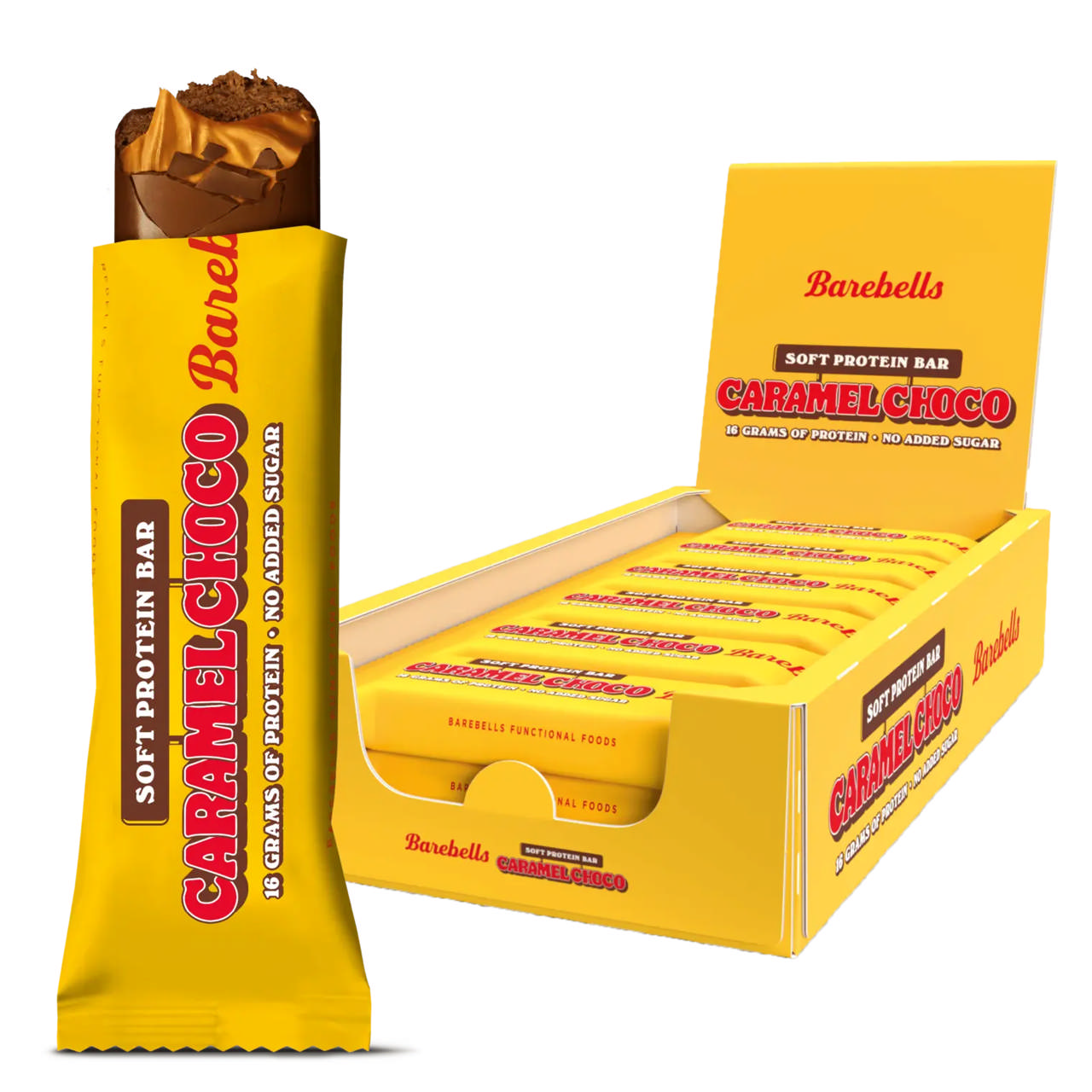 Barebells Proteinbar, Soft Caramel Choco (12x55g)