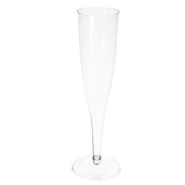 Plastglas, Champagne m/fast fod (10x10cl)