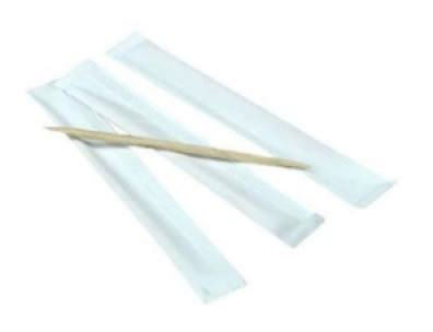 Tandstik, Træ, Enkeltvis I Papir (1000stk/pk)