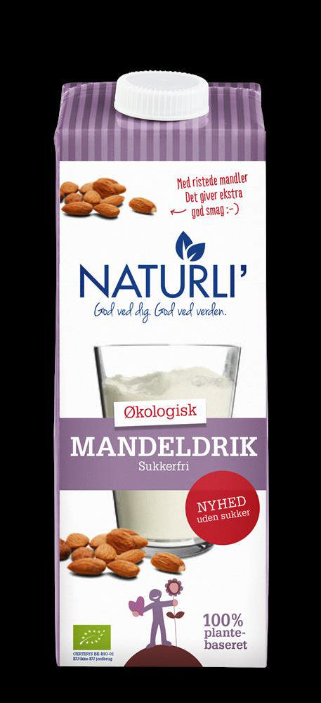 Mandeldrik, Sukkerfri (8x1L), ØKO
