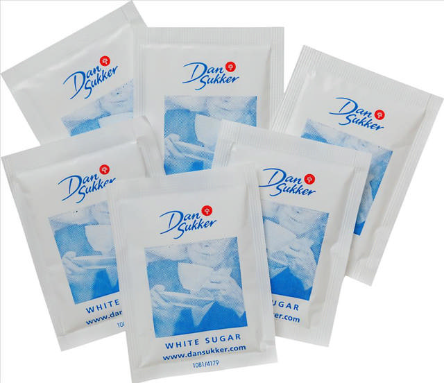 Sukker, Portionsposer 4gr (1000 stk/ks)