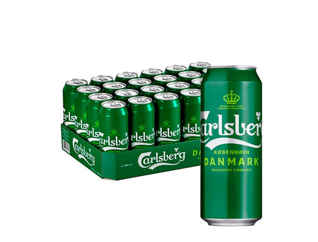 Carlsberg Pilsner, Dåse (24x50cl +pant)