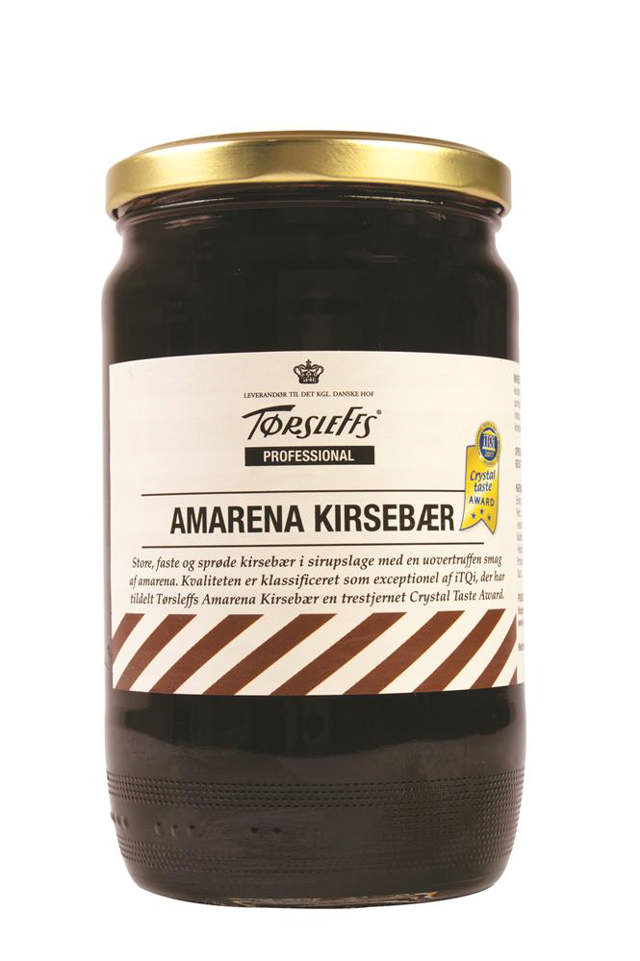 Kirsebær Amarena, 890 g.