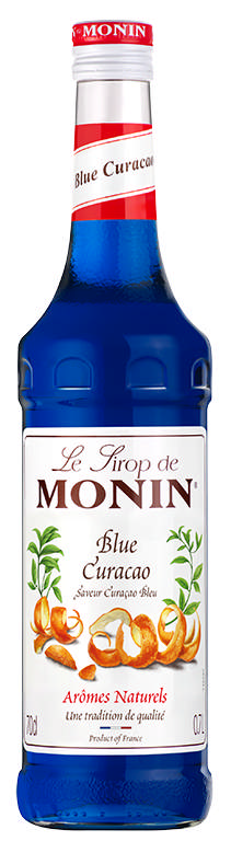 Monin Syrup Curacao Blue / Curacao Blå (+pant)